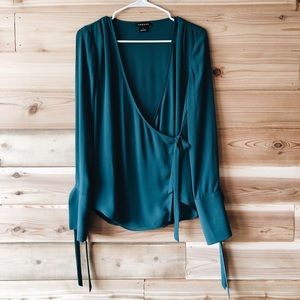 Trouve Wrap Blouse
